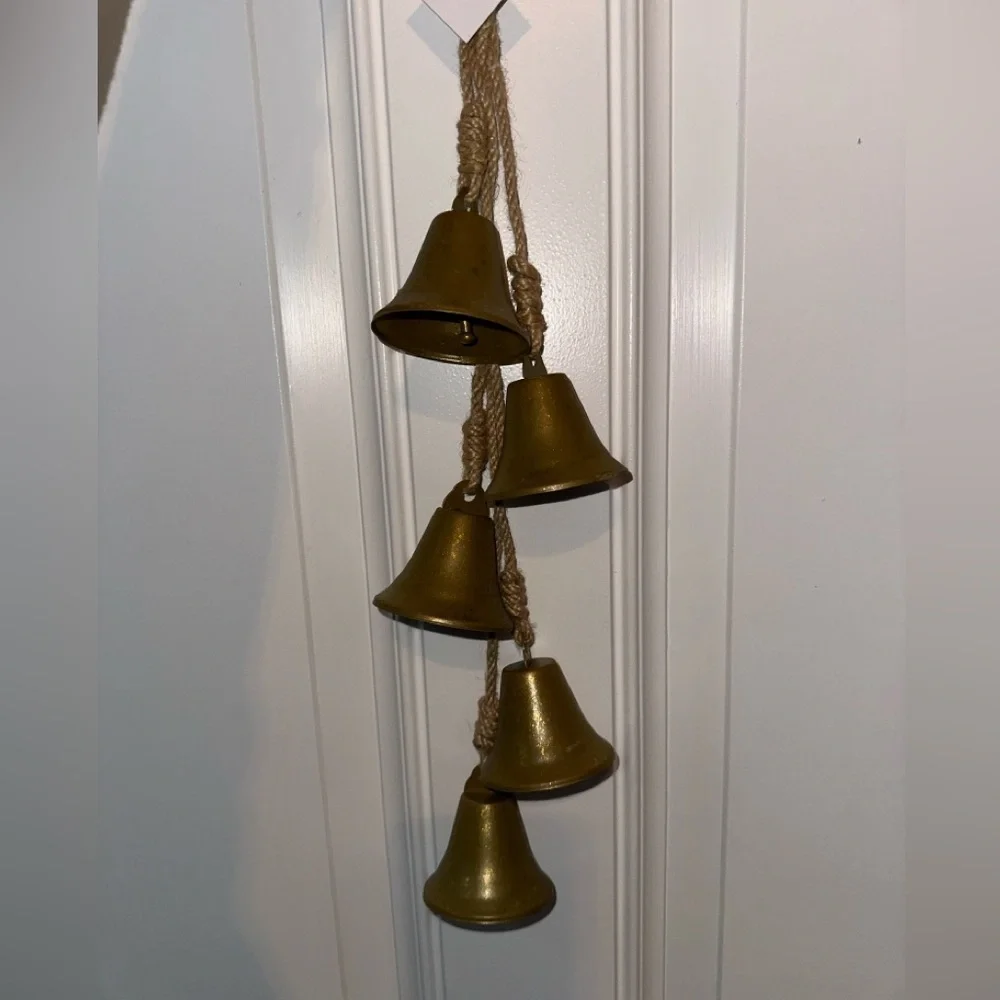 🔔 Rustic Hanging Bells - 24 Inches of Charm - Perfect for Your Home! 🔔